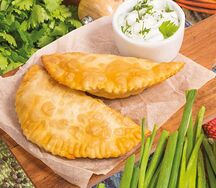 Мини-чебуреки с курицей