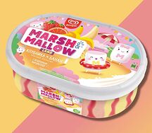 Marsh&mallow land вкус Клубника-Банан-Красный апельсин c воздушным маршмеллоу