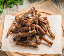 Чесночные сухарики