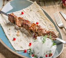 Шашлык из мякоти баранины