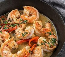 Креветки в пряном масле