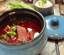 Борщ с говядиной