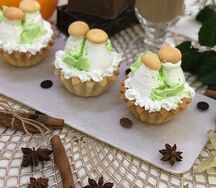 Пирожное Корзиночка с белковым кремом