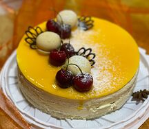 Торт Манго-апельсин