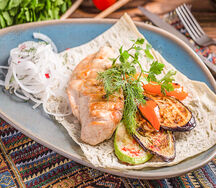 Стейк из курицы на мангале