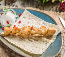 Шашлык из мякоти курицы