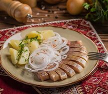 Сельдь с картофелем