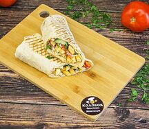 Фри в лаваше с овощами и сыром мини