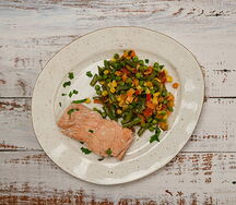 Рыба с овощами