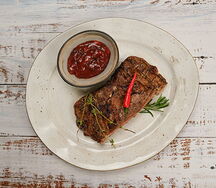 Стейк из cвинoй шейки