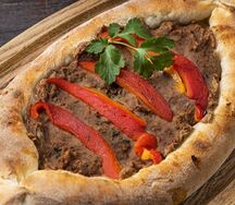 Лобиани с фасолью
