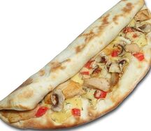 Тавук пиде трубочка