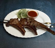 Шашлык из бараньей корейки