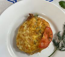 Свинина с помидором по-французски