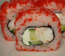 Ролл Калифорния с креветкой