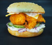 Шримп-бургер