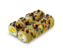 Жареный ролл с крабом