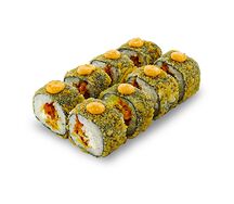 Жареный ролл с беконом