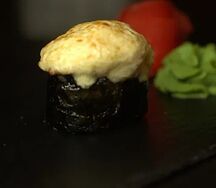 Запеченный Гункан с Лососем
