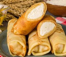 Блинчики с творогом