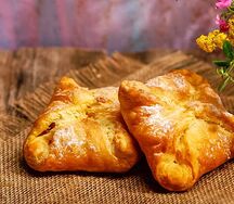 Хачапури с творогом и лимонной цедрой