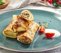 Блинчики с мясом