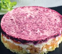 Салат Семга под шубой