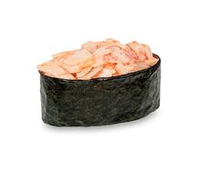 Гункан с крабом