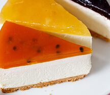 Чизкейк Манго-маракуйя