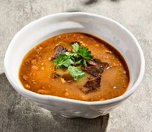 Харчо с говяжьими щеками