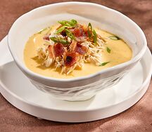 Чихиртма с цыплёнком и беконом