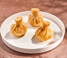 Жареные хинкали с телятиной