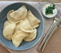 Вареники с картофелем и грибами