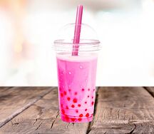 Bubble tea клубничный