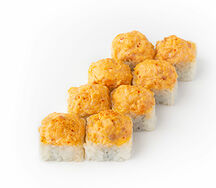 Запеченный острый с лососем