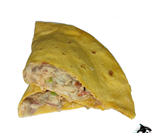 Кесадилья сливочная с курицей и грибами