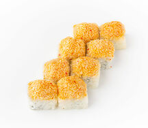 Запеченный острый с крабом