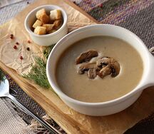 Крем-суп грибной