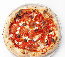 Пицца Греческая с пепперони