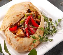 Индейка с овощами