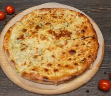 Пирог осетинский с сыром и кинзой