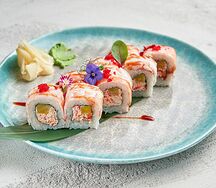 С креветкой и такуаном