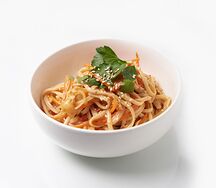 Удон с лососем