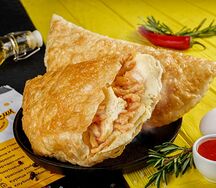 Чебурек с Курочкой и омлетом