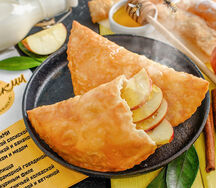 С яблоком, мёдом и корицей