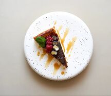 Жженый чизкейк с соленой карамелью