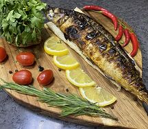 Скумбрия на мангале