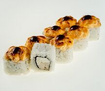 Запеченный с курицей