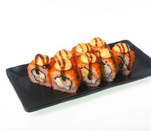 Запеченный с креветкой