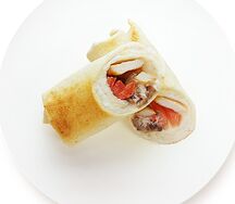 Горячий Суаррито с курицей и грибами